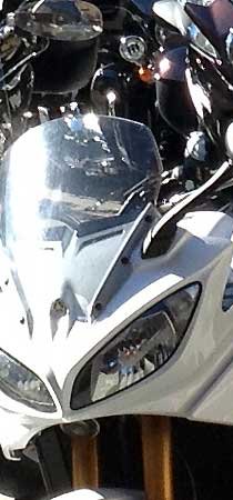 Motos chromées alignées